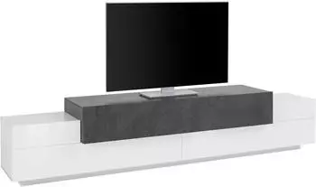 Amazing Home Design Corona Low Ardesia TV-Schrank 240cm, 4 Fächer, 3 Türen
