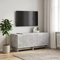 vidaXL TV-Schrank Betongrau Holzwerkstoff