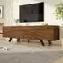 MODFU TV-Lowboard Wellenfront Walnuss 160x39x50,5cm MDF (4070864230307)