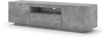 Bim Furniture Aura TV-Lowboard 150cm, Beton, hängend oder stehend