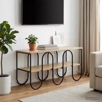 vidaXL TV-St&auml;nder 100x40x50cm Holzwerkstoff Sonoma-Eiche