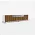 Masseno Livo TV-Lowboard 200x41x40cm, weiß / eichefarben (800001865553)
