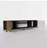 Masseno Livo TV-Lowboard 200x41x40cm, schwarz / eichefarben (800001865559)