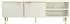 Wohnling Lowboard Lamellenfront 150cm mit Metallbeinen (WL7.771)