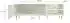 Wohnling Lowboard Lamellenfront 150cm mit Metallbeinen (WL7.771)