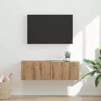 vidaXL TV-Wandschrank 98 x 31 x 29,5 cm Kunsthandwerk Eiche