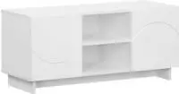 vidaXL TV-St&auml;nder 90 x 34,5 x 40 cm Wei&szlig; Holzwerkstoff