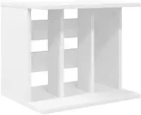 vidaXL Vinyl Plattenaufbewahrung Wei&szlig; 42 x 33 x 36 cm Holzwerkstoff