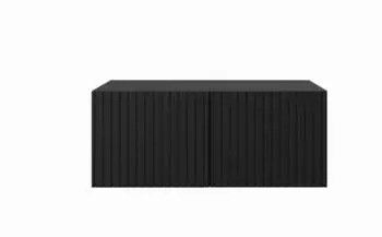Masseno Livo TV-Lowboard mit Schubladen und 2 T&uuml;ren, schwarz, 100x41x40cm (800001865393)
