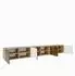 Masseno Cava TV-Lowboard 300x41x40cm, Eiche Artisan, hängend (800001865143)