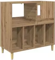 vidaXL Plattenspieler Stand Artisan-Eiche 82 x 39,5 x 82,5 cm