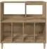 vidaXL Plattenspieler-Ständer Artisan-Eiche 82x39,5x82,5cm