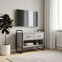 vidaXL TV-Schrank 60 x 30 x 50 cm Sonoma-Grau Holzwerkstoff