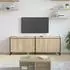 vidaXL TV-Schrank Sonoma 140x36x49,5cm Holzwerkstoff