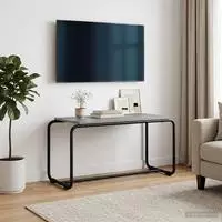 vidaXL TV-St&auml;nder 80 x 35,5 x 42 cm Sonoma-Grau Holzwerkstoff