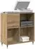 vidaXL Schallplattenregal, Holzwerkstoff, Artisan-Eiche, 84,5x38x89cm