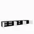 Masseno Livo TV-Lowboard 300x41x40cm anthrazit/weiß (800001865259)
