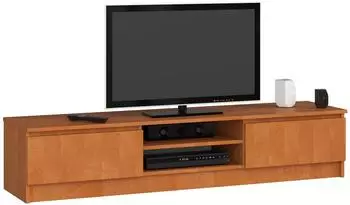 RAUMHIRSCH TV-Lowboard 160x33x40cm, 2 Türen, Erlefarben (800001457317)