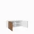 Masseno Rova TV-Lowboard weiß/Eiche 100x41x40cm (800001865471)
