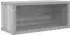 vidaXL CD-Aufbewahrungsregal 2er-Set Sonoma-Grau 40x17x17cm