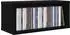 vidaXL CD-Aufbewahrungsregal schwarze Eiche 40x17x17cm