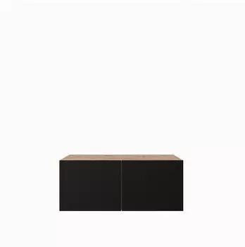 Masseno Mivo TV-Lowboard 100x41x40cm, Eiche Artisan/Schwarz (800001865411)