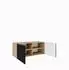 Masseno Mivo TV-Lowboard 100x41x40cm, Eiche Artisan/Schwarz (800001865411)
