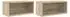 vidaXL CD-Aufbewahrungsregal Sonoma-Eiche 40x17x17cm, 2er-Set