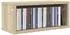 vidaXL CD-Aufbewahrungsregal Sonoma-Eiche 40x17x17cm, 2er-Set