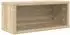 vidaXL CD-Aufbewahrungsregal Sonoma-Eiche 40x17x17cm, 2er-Set