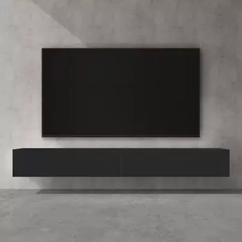 doporro Fernsehschrank F02 hängend, 240cm, matt anthrazit