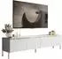 Lookway Celine Gloss TV-Schrank 200cm, weiß, goldene Füße (800001751942)