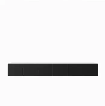 Masseno Mivo Lowboard 300x41x40cm, wei&szlig;/schwarz (800001865456)