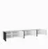 Masseno Mivo Lowboard 300x41x40cm, weiß/schwarz (800001865456)