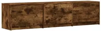 vidaXL TV-Schrank Holzwerkstoff, geräucherte Eiche, 165x34x40cm (8006561)