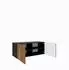 Masseno Rova TV-Lowboard 100x41x40cm, schwarz / eichefarben (800001865502)