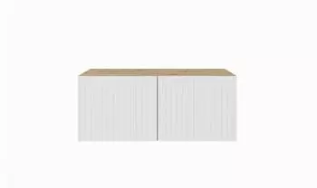 Masseno Livo TV-Lowboard 100x41x40cm, Eiche Artisan/wei&szlig; (800001865433)