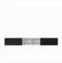 Masseno Livo Lowboard weiß/schwarz, 300x41x40cm (800001865244)