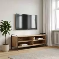 vidaXL TV-Schrank 140 x 39,5 x 50 cm Artisan-Eiche Holzwerkstoff
