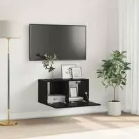 vidaXL TV-Schrankset 60 x 30 x 30 cm Schwarz Holzwerkstoff