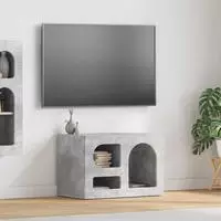vidaXL TV-Schr&auml;nk ELST 60 x 35 x 40 cm Beton Grau Holzwerkstoff
