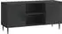 vidaXL TV-Schrank schwarz 102x34,5x50cm Holzwerkstoff (894926)