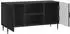 vidaXL TV-Schrank schwarz 102x34,5x50cm Holzwerkstoff (894926)