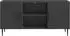 vidaXL TV-Schrank schwarz 102x34,5x50cm Holzwerkstoff (894926)