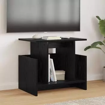 vidaXL TV-Schrank 2-tlg. Holzwerkstoff, schwarze Eiche