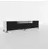 Masseno Rova Lowboard weiß/schwarz, 200x41x40cm (800001865237)