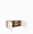 Masseno Mivo TV-Lowboard 100x41x40cm, Eiche Artisan, 2 Türen & Schubladen (800001865431)