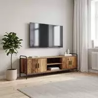 vidaXL TV-Schrank 167,5 x 33 x 50 cm Altholz Holzwerkstoff