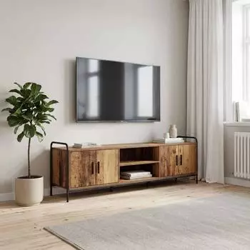 vidaXL TV-Schrank Altholz-Optik 167,5x33x50cm