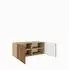 Masseno Rova TV-Lowboard 100x41x40cm, Holzwerkstoff, Eiche Artisan (800001865513)